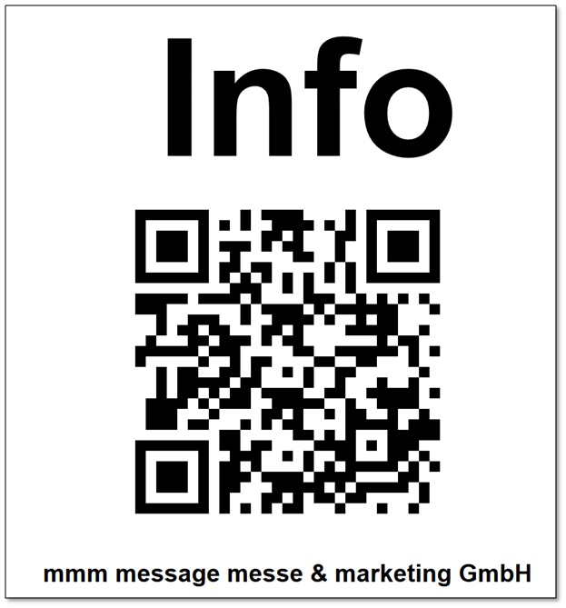 Auf der Messe wird Ihre Standfläche mit einem Standzettel versehen Auf der Messe wird Ihre Standfläche mit einem Standzettel versehen