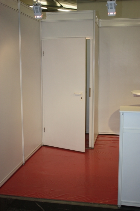 Kabine, 1*1 Meter mit Tür, abschließbar
