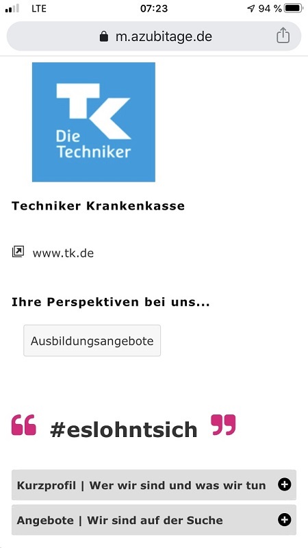 Beispiel: Publikation Mobil